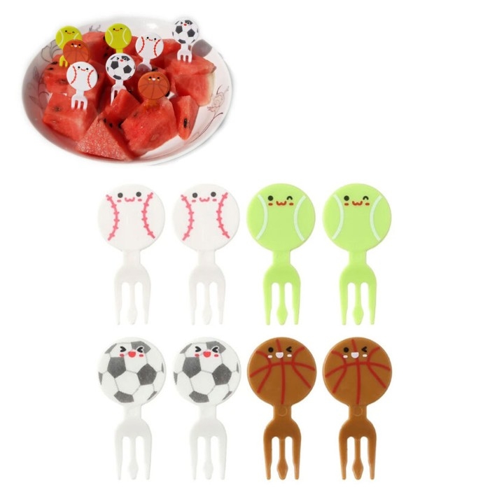 Pincho Palillo Comida Balones X8