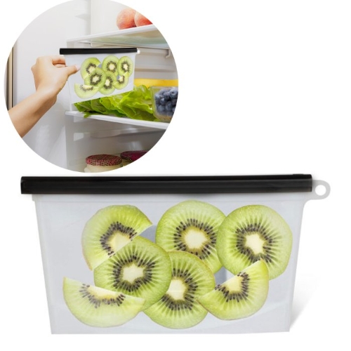 Funda Silicona Alimentos 500ml Blanco
