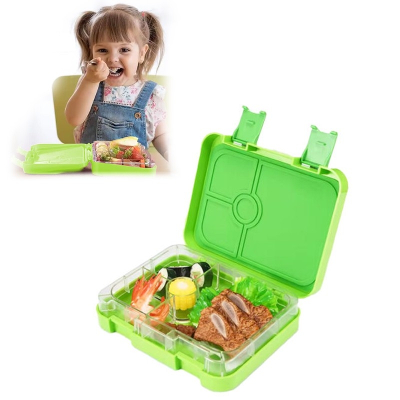 Lonchera Milé Mediana Verde Manzana 6 Divisiones