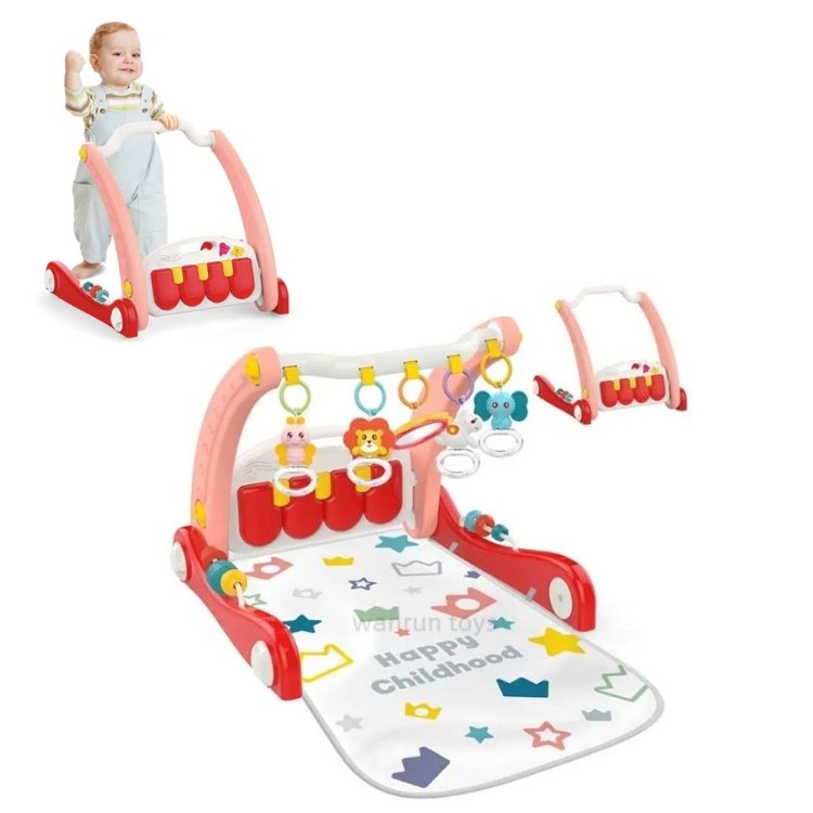 Gimnasio Bebé Andador Rosa