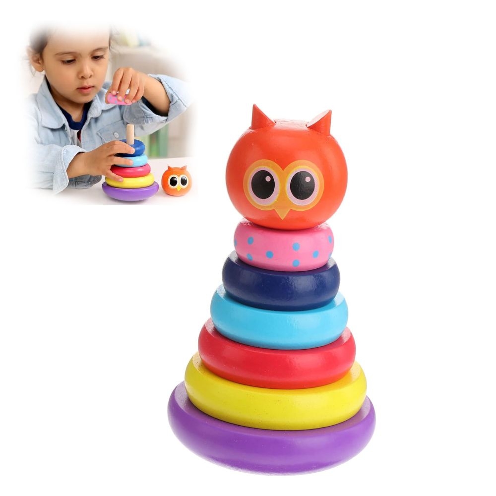 Juguete Torre Apilable Circular Baño
