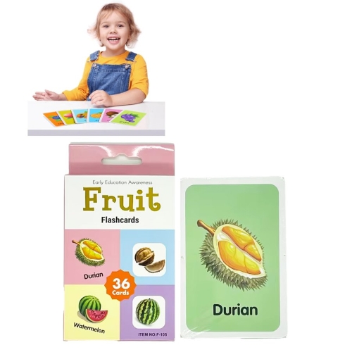 Flashcards Frutas X36