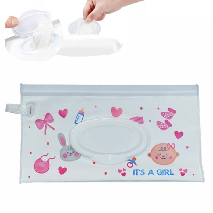 Estuche Porta Pañito Bebé Niña