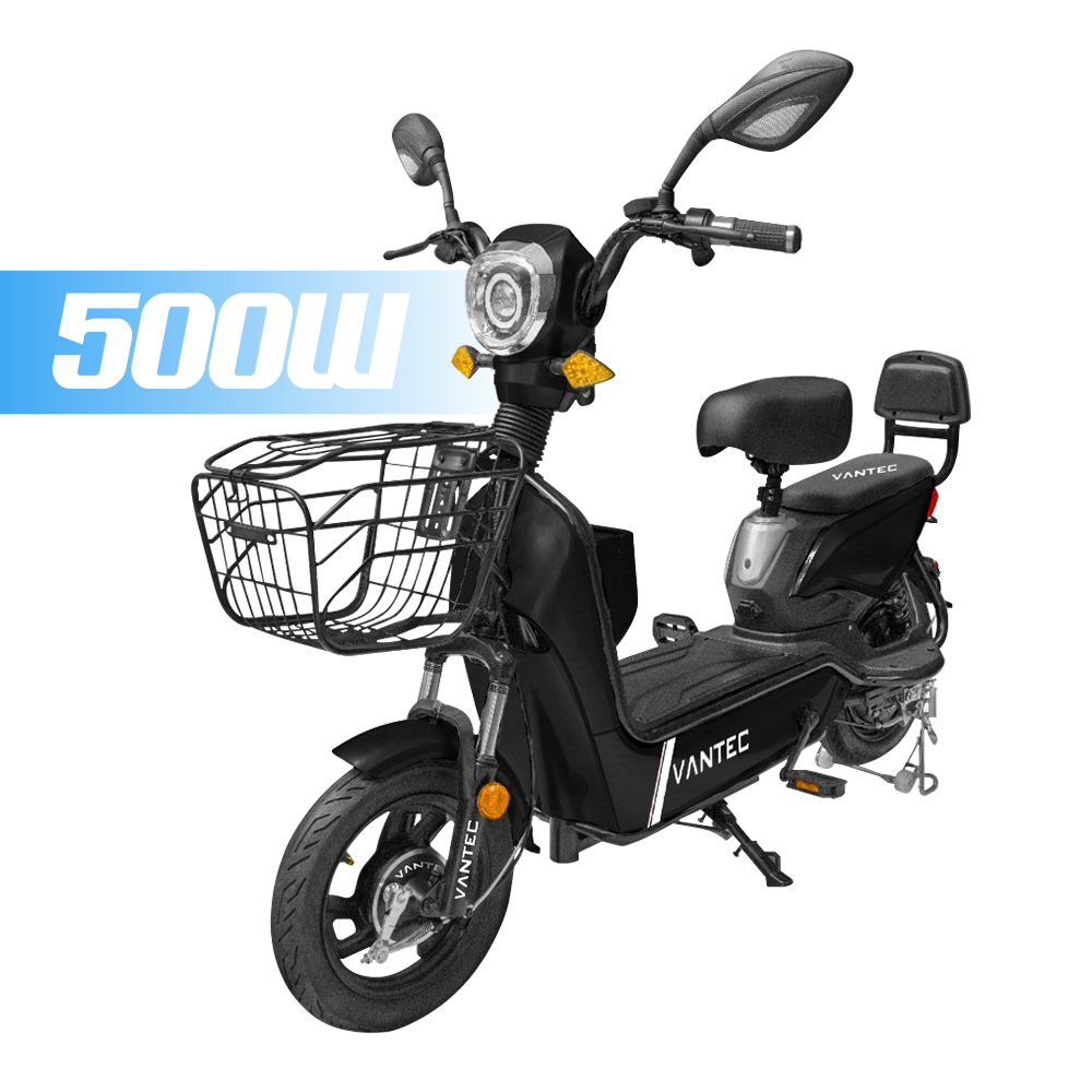 Motocicleta Eléctrica ST-15 500W Negro I Vantec