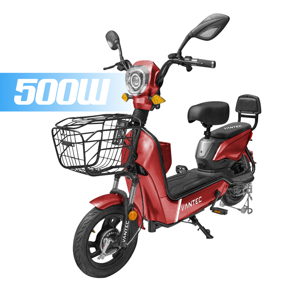 Motocicleta Eléctrica ST-15 500W Rojo I Vantec