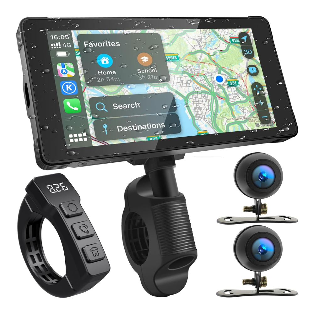 Cámara DVR Premium Para Motocicletas 24LN-31 Negro