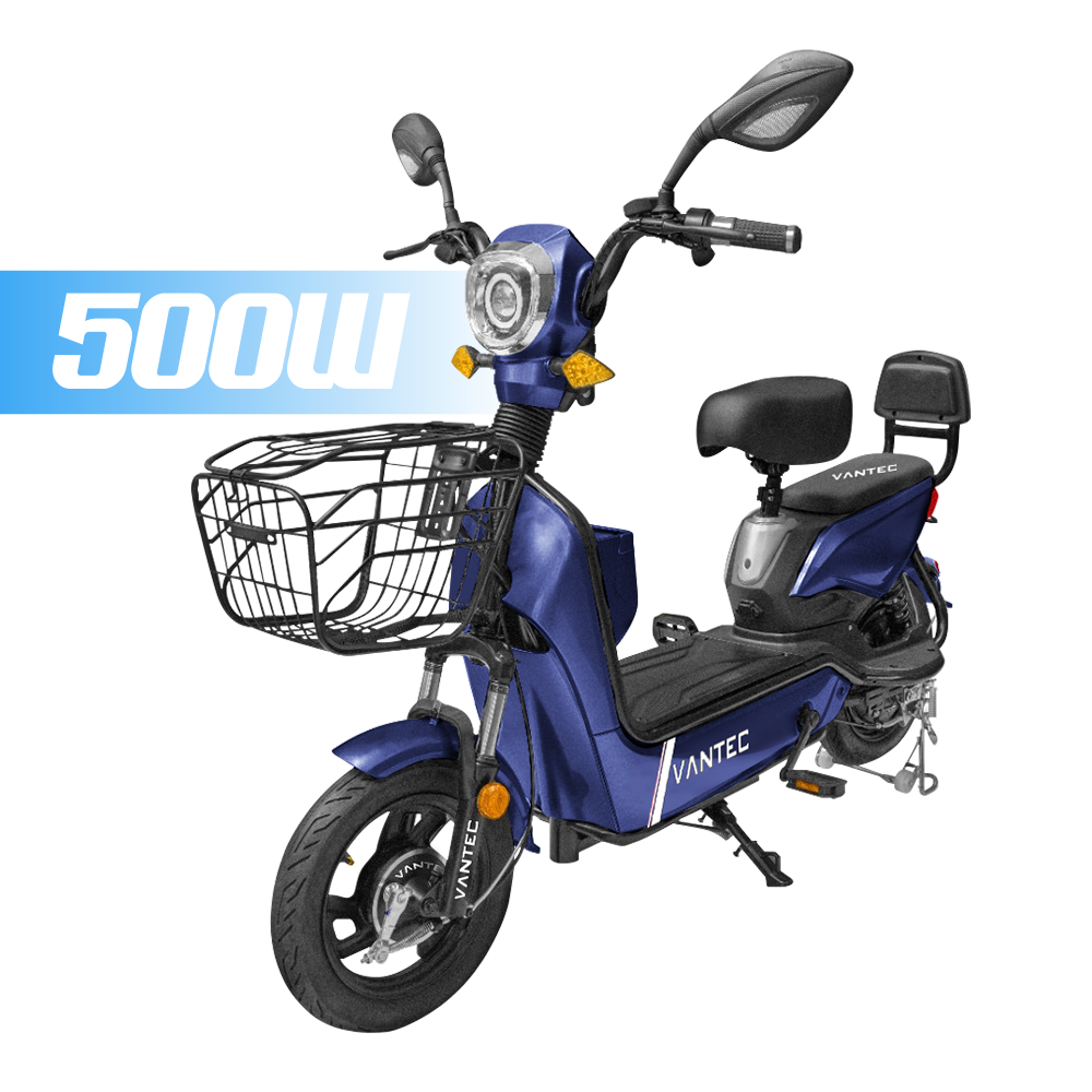 Motocicleta Eléctrica ST-15 500W Azul I Vantec