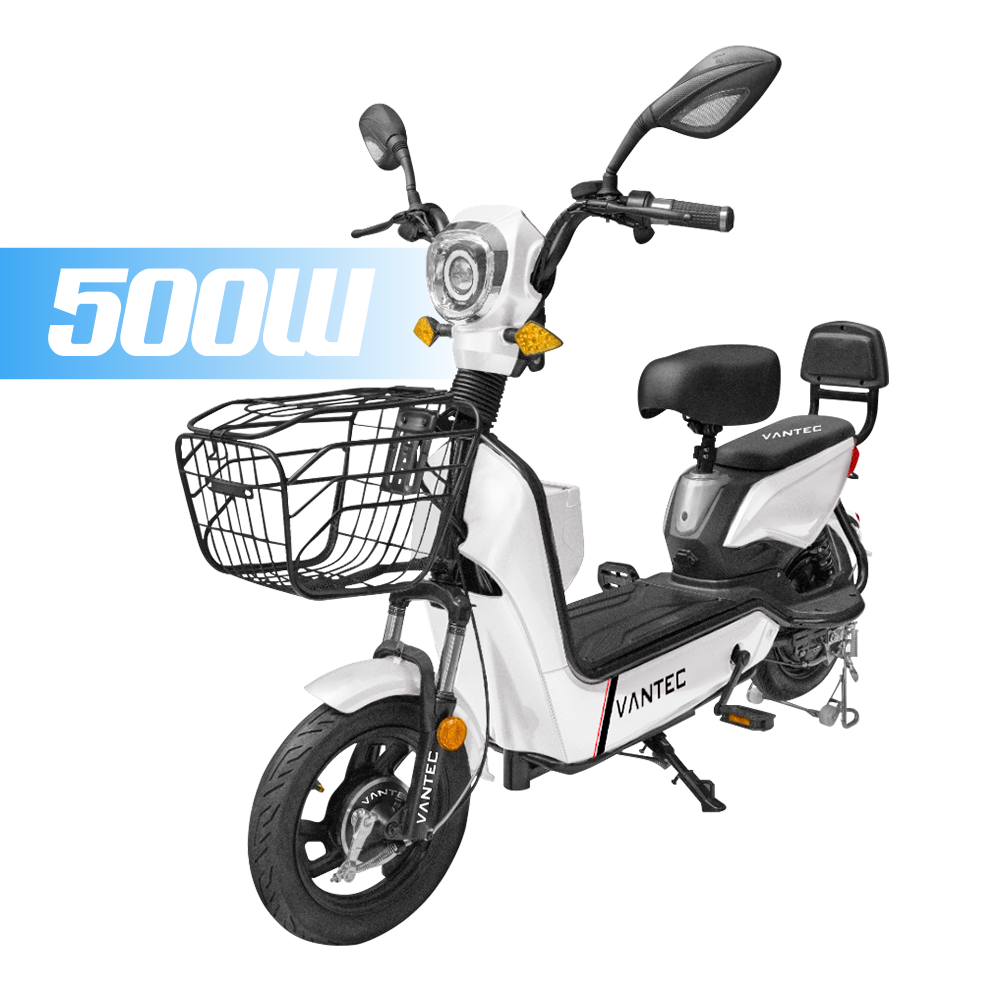 Motocicleta Eléctrica ST-15 500W Blanco I Vantec
