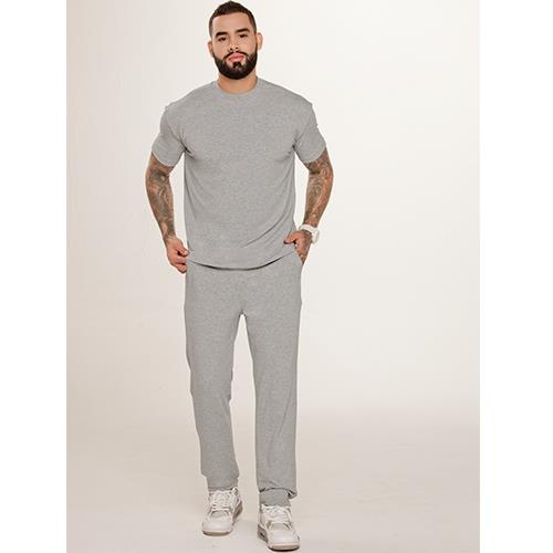 Conjunto Lycra Algodón Gris Jaspe