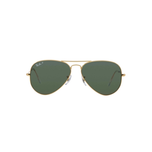 Ray-Ban Gafas de Sol Aviador Piloto Pulido Oro Arista Cristal Verde RB3025