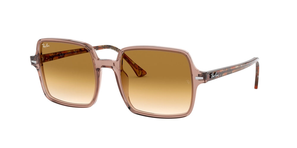 Ray-Ban Gafas de Sol Cuadradas Acetato Marrón Traslúcido RB1973 128151 53-20