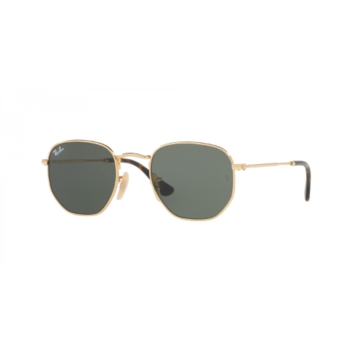 Ray-Ban Gafas de Sol Hexagonales Metal Oro Arista Vintage 0RB3548N-001 54