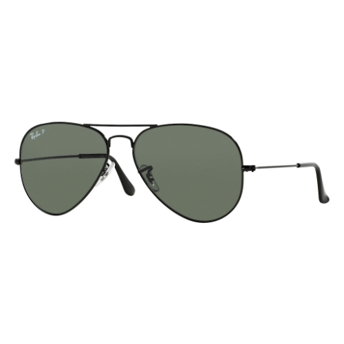 Ray-Ban Gafas de Sol Aviador Piloto Metal Negro RB3025 002/58 62-14