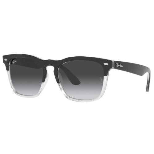 Ray-Ban Gafas de Sol Cuadradas Steve Negro Sobre Traslúcido RB4487-66308G 54