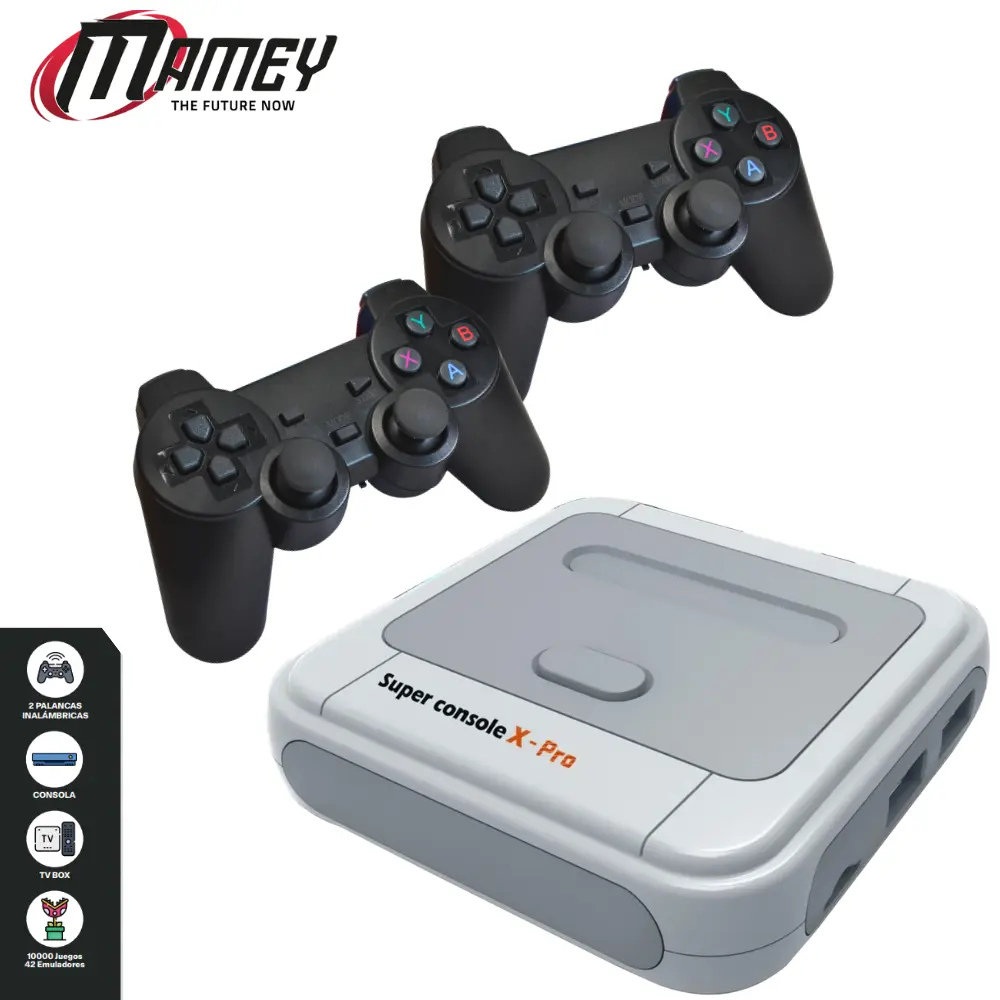 Super Consola X-Pro Retro para Videojuegos y TV Box Android