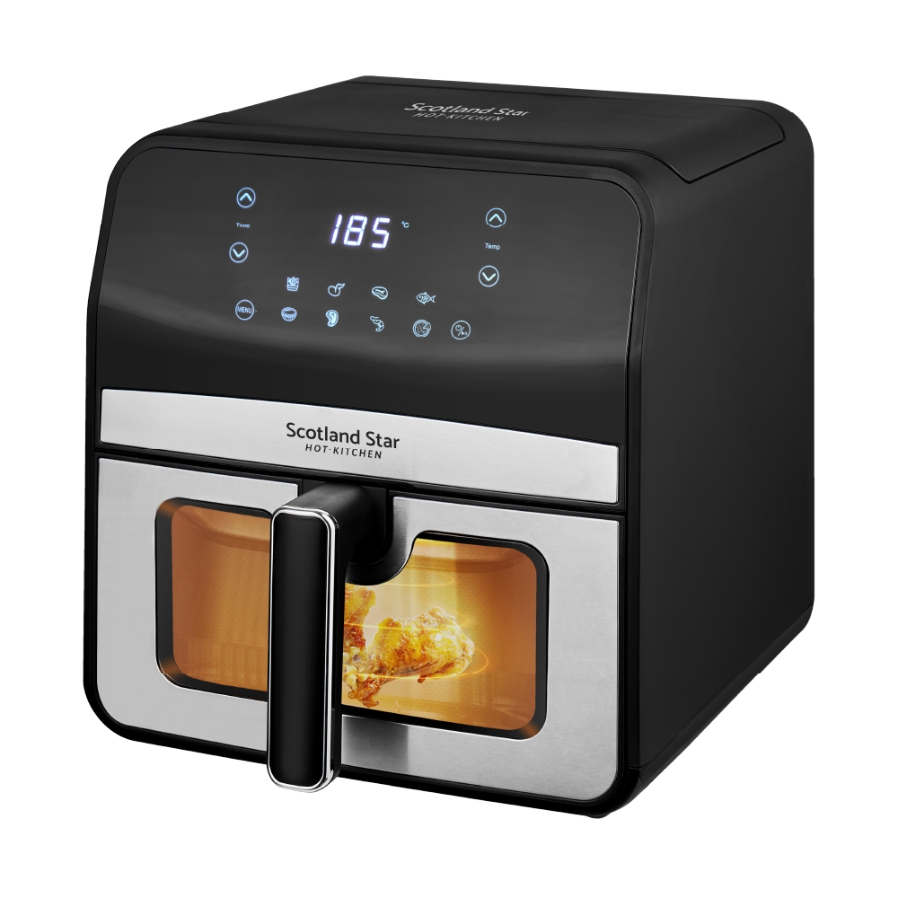 Freidora de Aire HF-6051A 6.2 L 1400W F Negra | Scotland Star