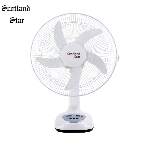 Ventilador Recargable LD-096T Blanco | Scotland Star