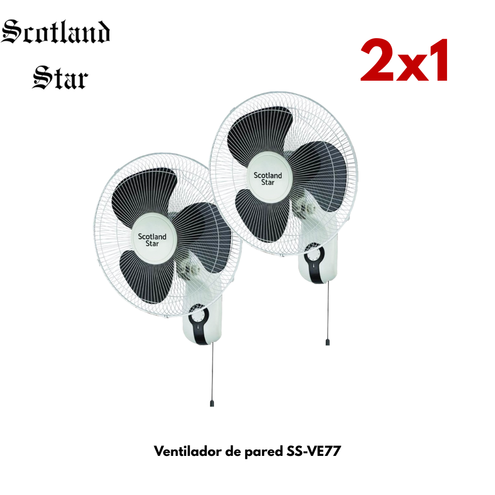 Combo Ventilador de Pared 16" SS-VE77