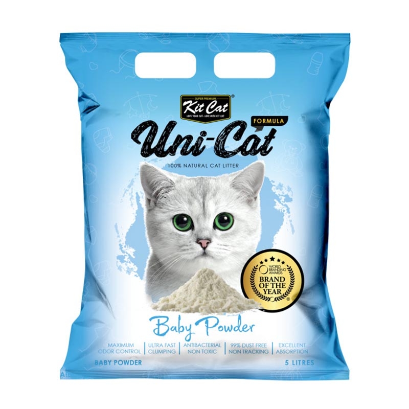 Arena para Gato Unicat Baby Powder 3.5Kg
