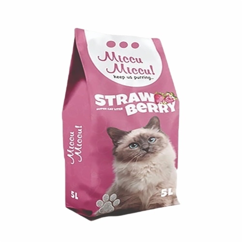 Arena para Gato Miccu Strawberry 4.25Kg