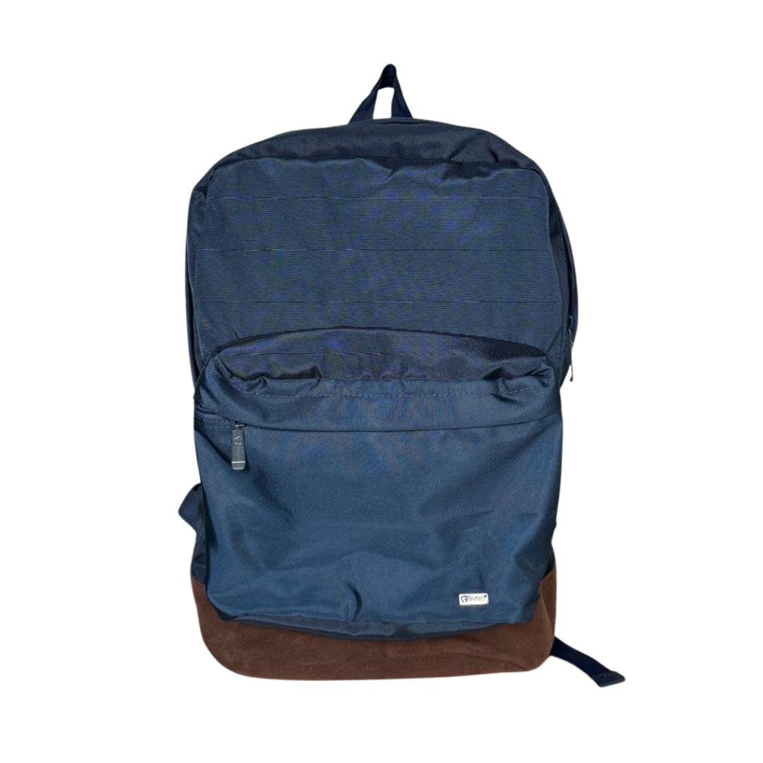 Mochila JS Base Cuero Llana Azul M I Maletec
