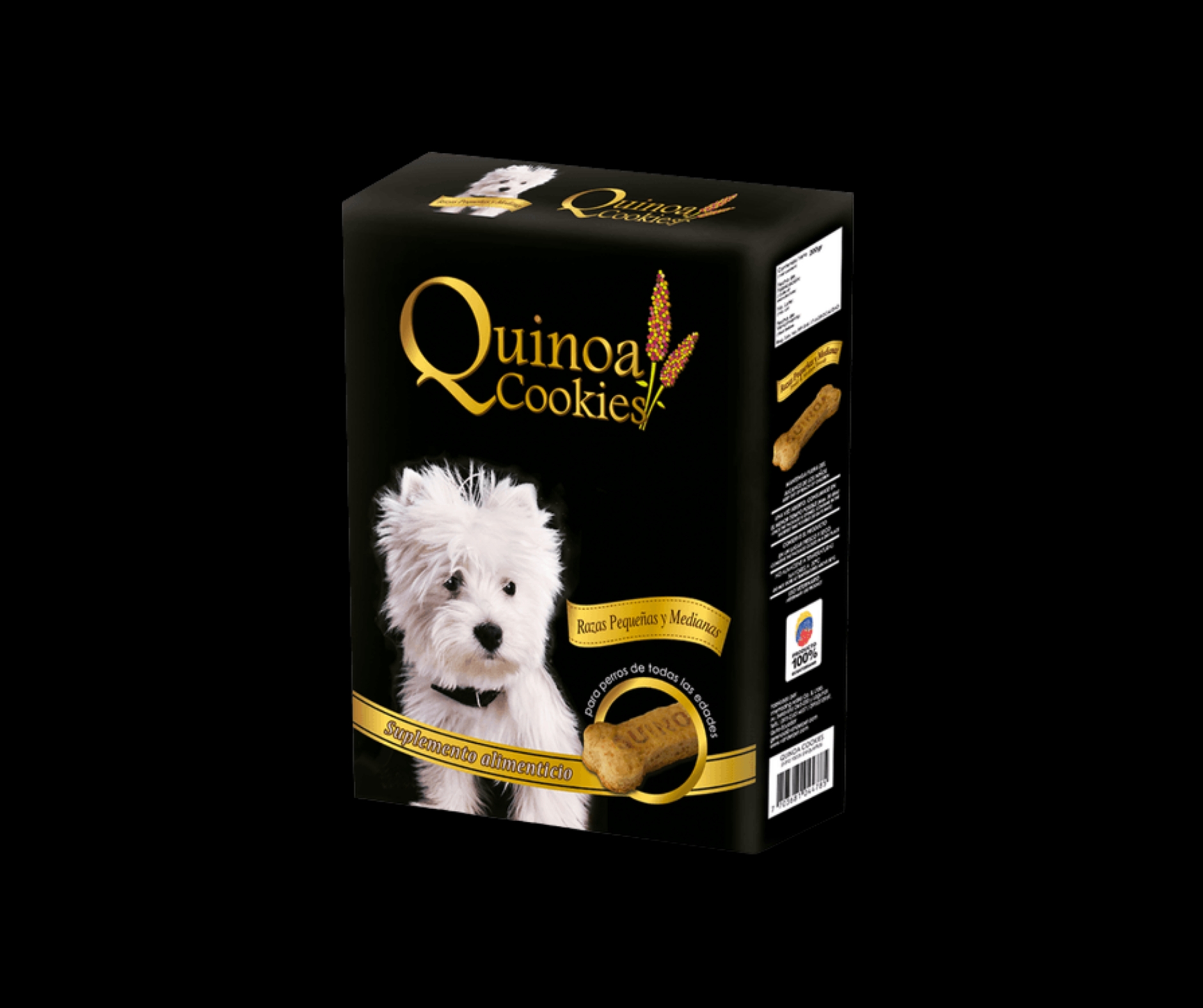 Galletas Cookies Quinoa 350 g razas pequeñas