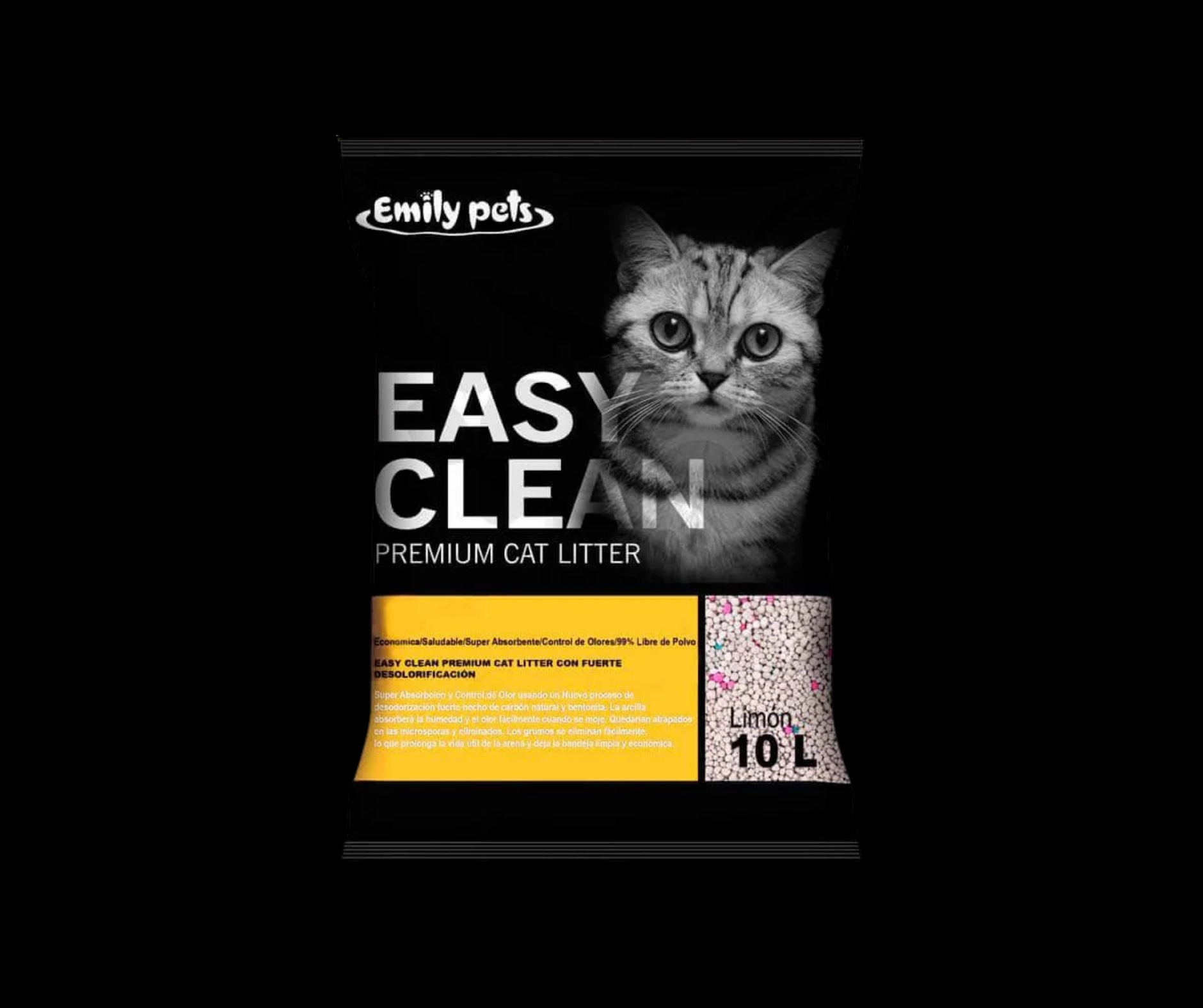 Arena Easy Clean aroma limón 2 kg