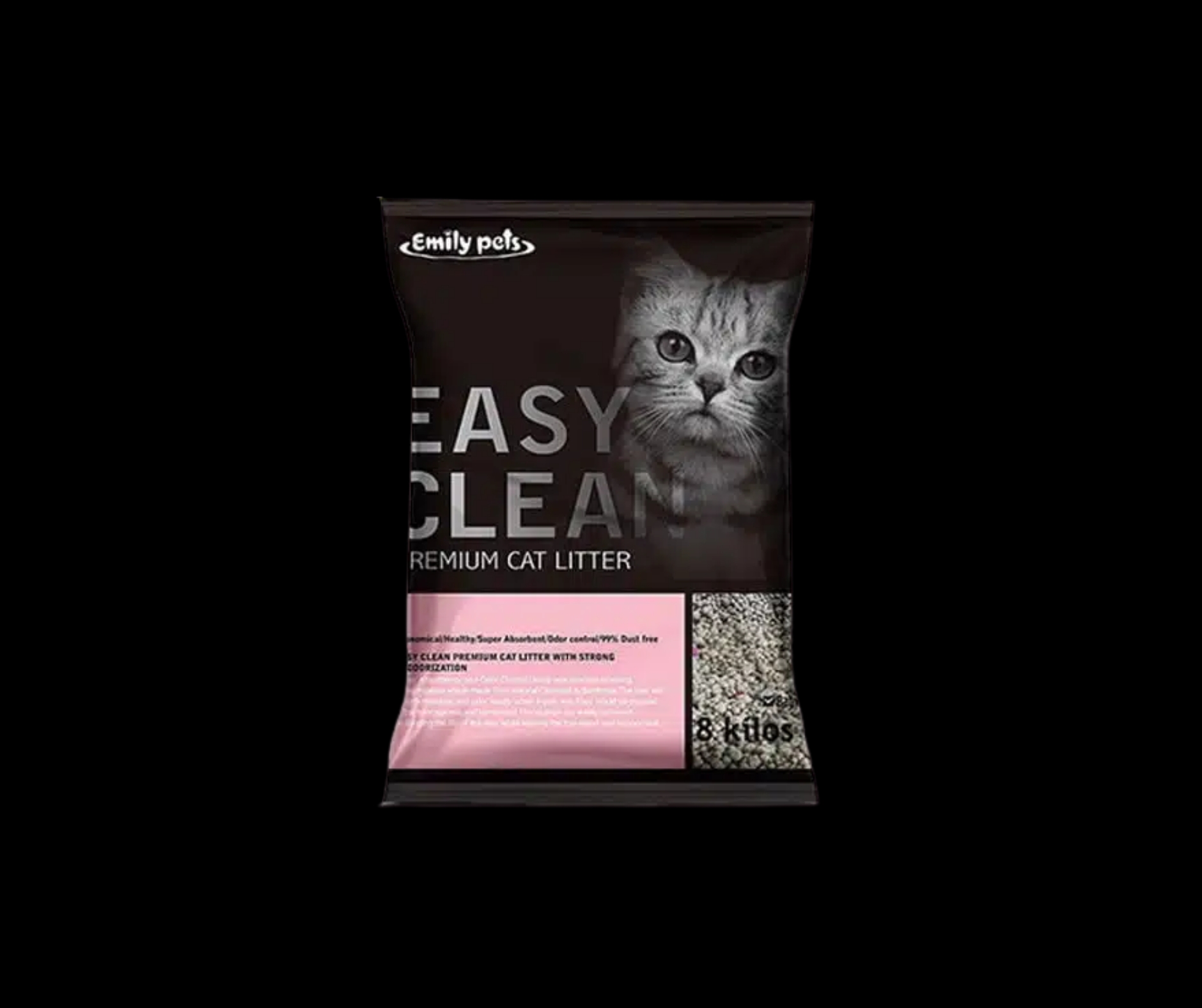 Arena Easy Clean aroma talco de bebé 2 kg