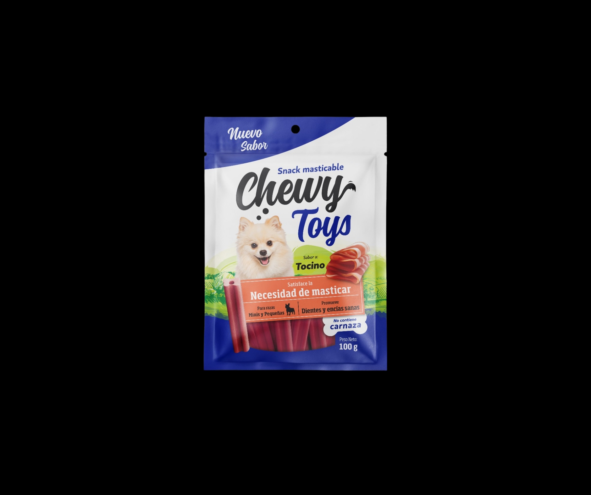 Chewy Toys sabor tocino RMG 24x100 g