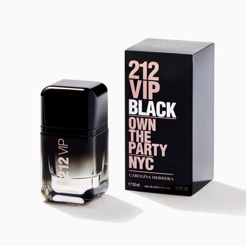212 VIP Black Men EDP 50ML | Carolina Herrera
