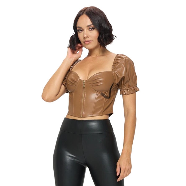 Top Cuero Sintético