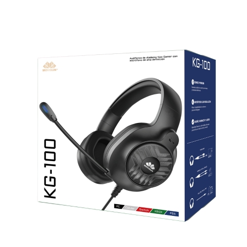 AUDIFONOS DIADEMA PARA PC MOVISUN  KG-100