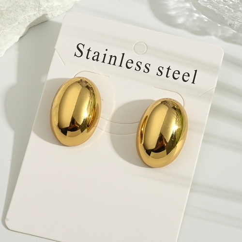 Anillo Oval - Acero Inoxidable 304 Plateado
