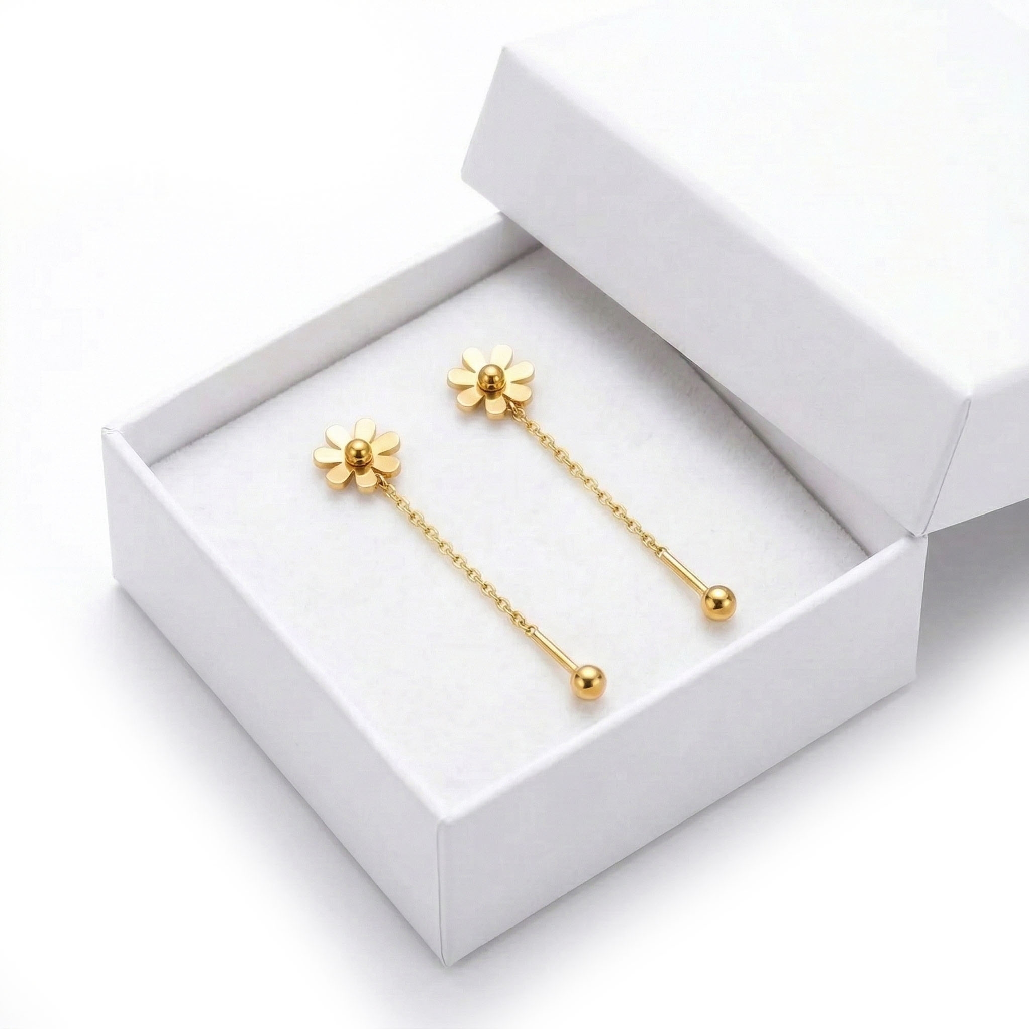 Aretes Dalia - Acero Inoxidable 304 - Imagen 1