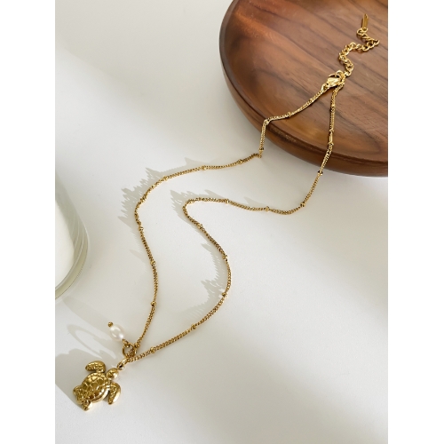 Collar Cadena Fina con Dije Redondo Piedra Plateado – Acero Inoxidable 316L | Colgante Circular