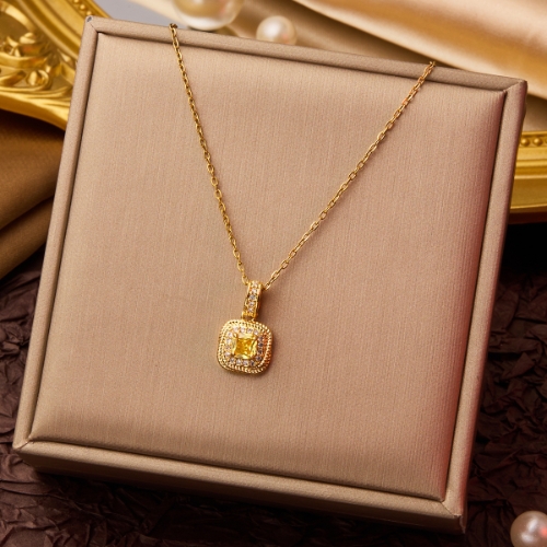 Collar Dije Candado Dorado - Acero Inoxidable 304 Dorado