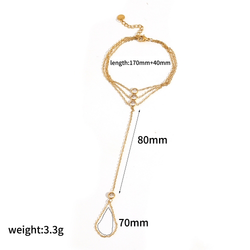 Brazalete Geo - Acero Inoxidable 304 Dorado