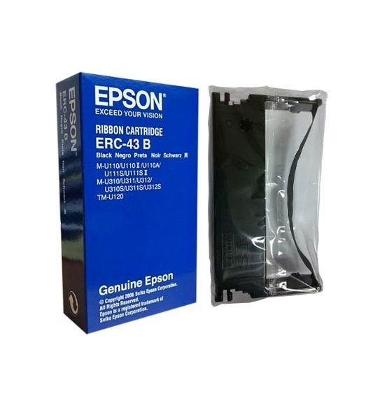 CINTA EPSON ERC-43B NEGRO TM-U675 / TM-H6000