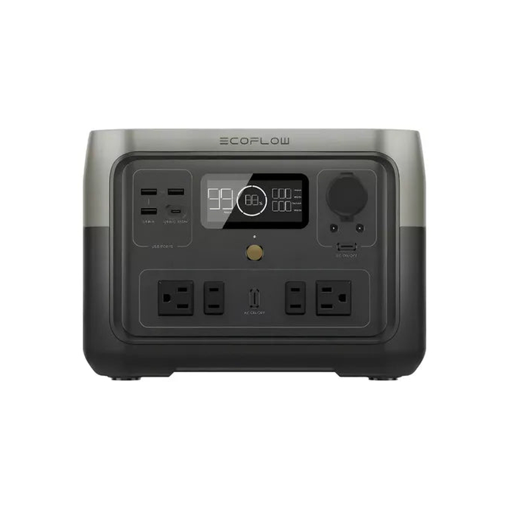 ESTACION ECOFLOW/RIVER 2 MAX LITE / 499WH / 4 TOMAS / USB-A / USB-C / BAT. LITIO