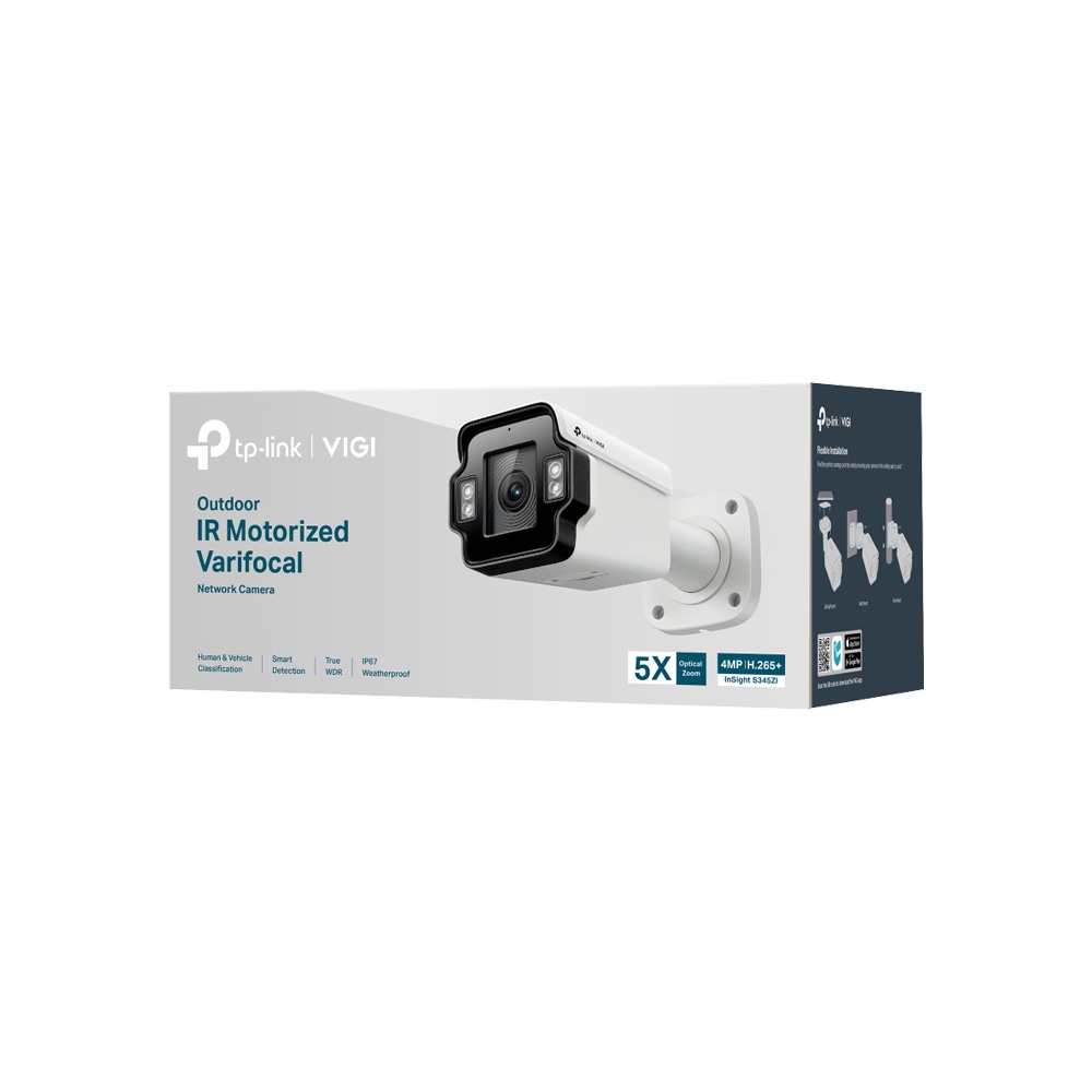 CAMARA TPLINK/INSIGHT S345ZI/EXTERIOR/INFRAROJO/4MP/VARIFOCAL MOTORIZADA/IP67