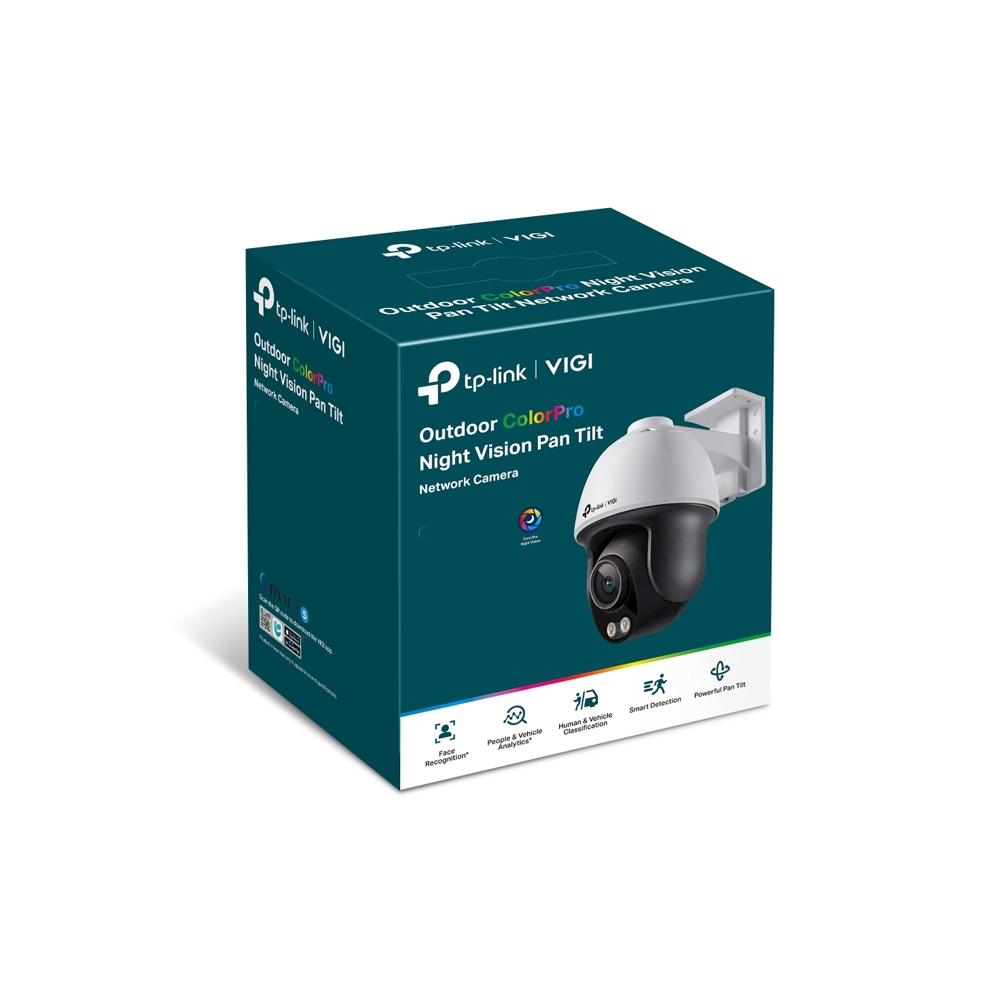 CAMARA TPLINK/VIGI C540S 4MM/EXTERIOR/COLOR PRO/4 MP/ANALISIS DE PERSONAS Y VEHICULOS/POE/AUDIO BI