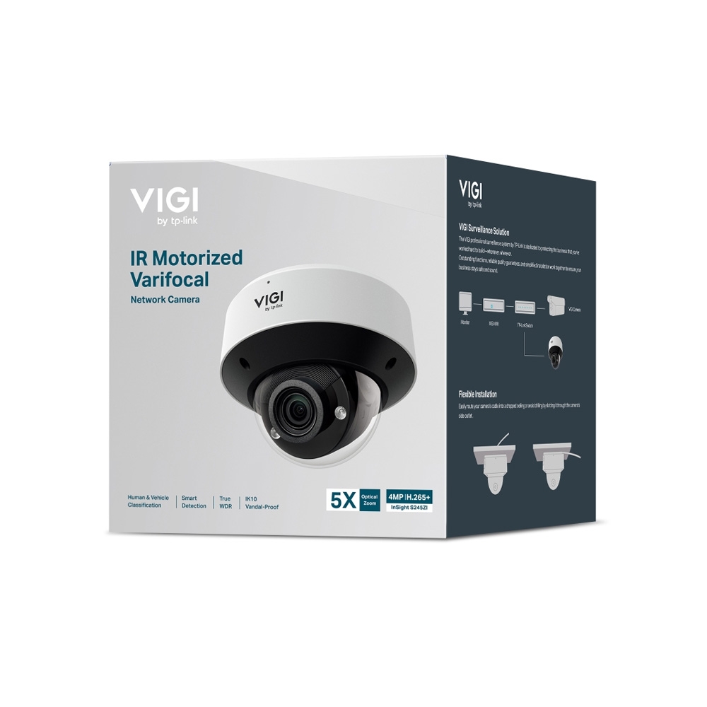 CAMARA TPLINK/VIGI INSIGHT S245ZI/4 MP/INFRARROJO/ANTIVANDALICA/ VARIFOCAL MOTORIZADA/IP67