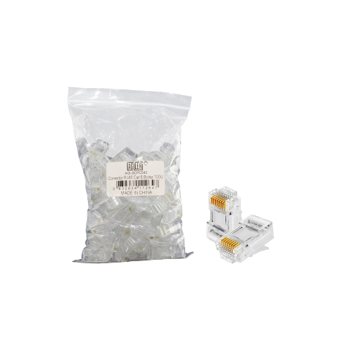 ACCESORIO   AGILER AGI-SOPC043 CONECTOR RJ-45 CAT6E BOLSA DE 100U