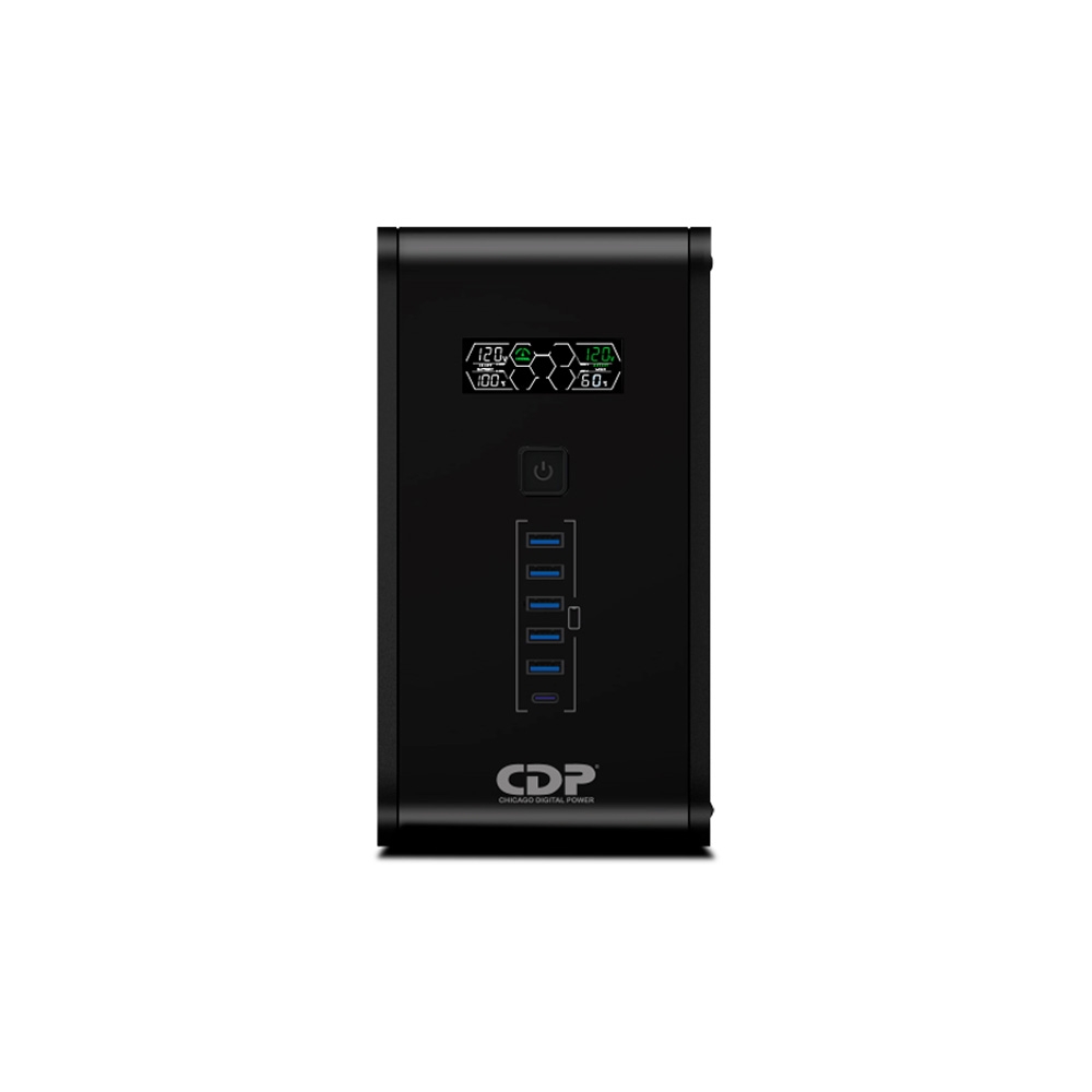 UPS CDP INTERACTIVO R-SMART1210 / 1200VA - 720W / 5 TOMAS AVR - 5 SUP / 120VCA