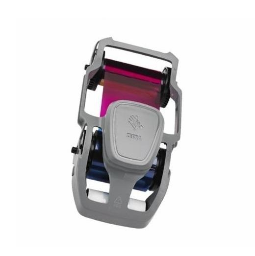 CINTA ZEBRA RIBBON, COLOR-YMCKLL, 58MMX119M, 200 IMAGES, ZC300 ,COLOR  Y MARCA DE AGUA