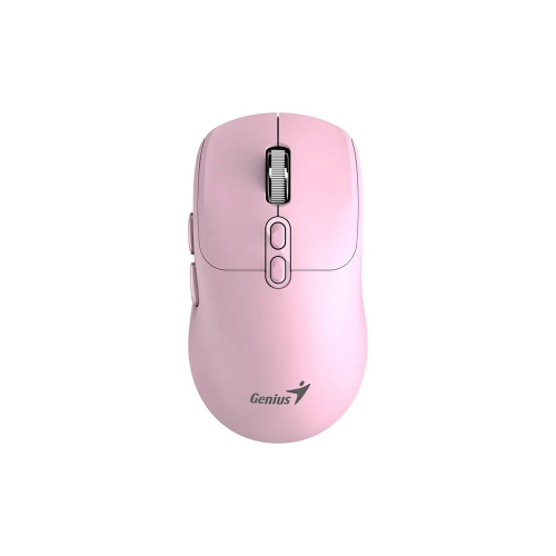 MOUSE GENIUS/NX-8080S WIRELESS Y BT ROSADO/AI COPILOT /7 BOTONES /1600 DPI /PILA AA /WIN MAC CHROM