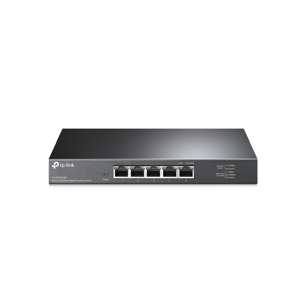 SWITCHES/TPLINK TL-SG105-M2/ 5 PUERTOS 2.5 GBPS/ NO ADMINISTRABLE