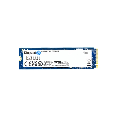 SSD/KINGSTON 1TB NV3 M.2 2280 NVME SSD UP TO 6000 MB/S