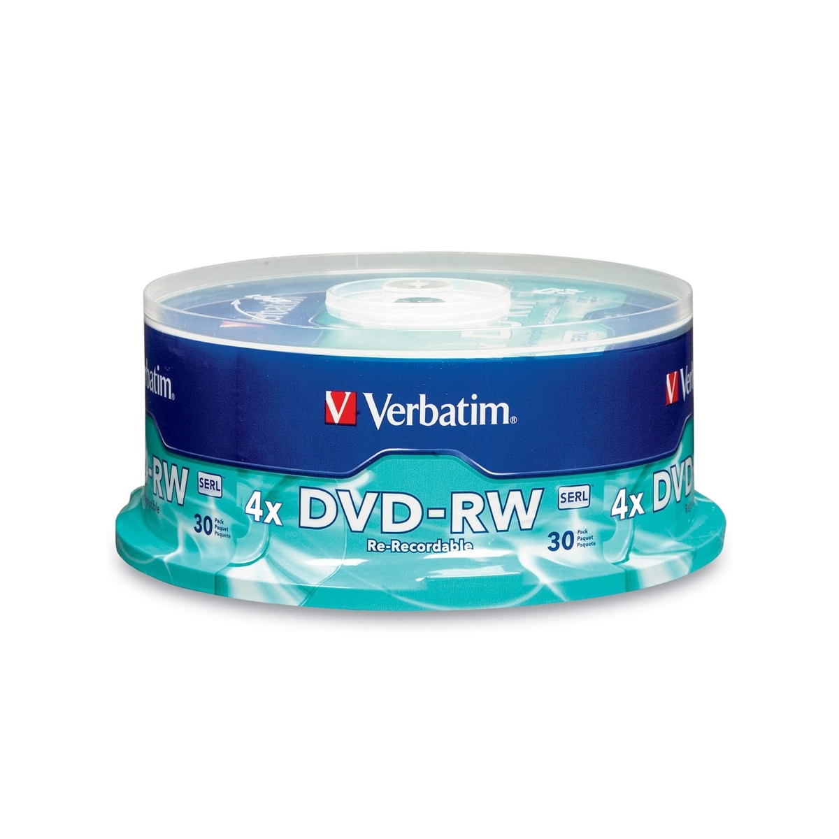 OPTICO VERBATIM 95179 DVD-RW 4.7GB 4X TORRE 30 UNDS.