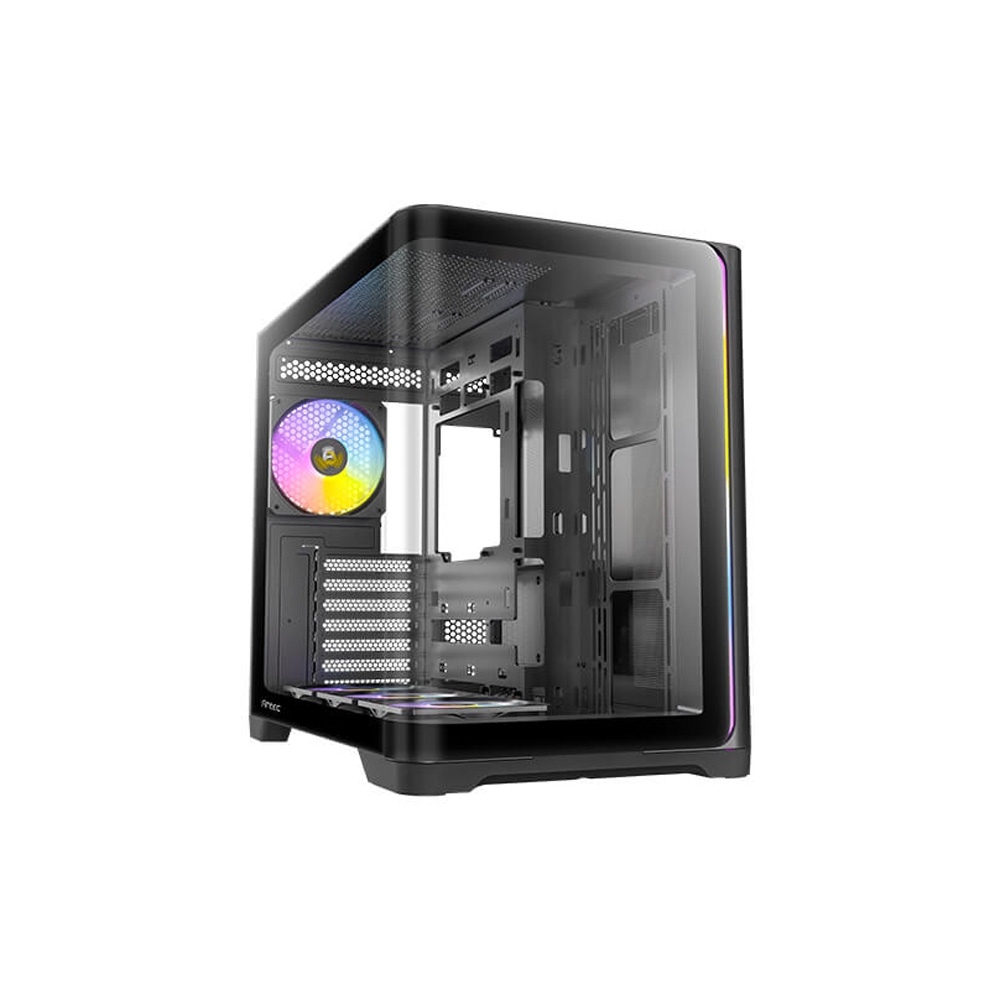 CASE ANTEC/C5 WHITE CURVE ARGB 3X120MM BOTTOM 1X120MM REAR